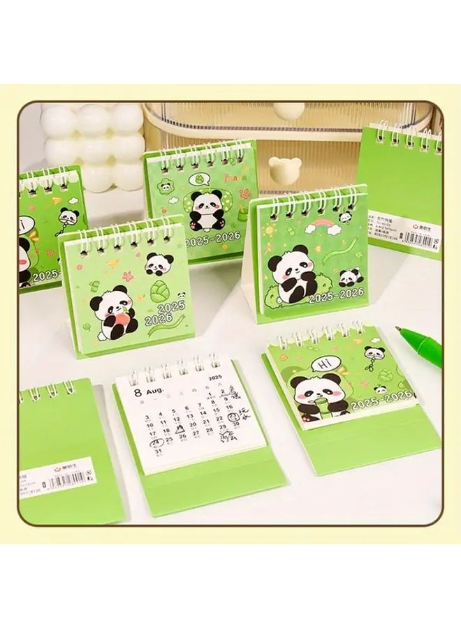 Apple Panda Mini Calendar 2026 Monthly Planner Daily Schedule Desk Organizer - Image 1